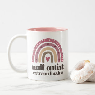 Nail Artist Appreciation Two-Tone Coffee Mug