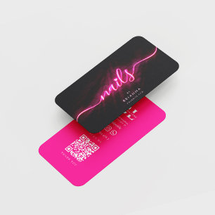 Nail Artist Beauty Salon Manicure Nail Polish Business Card