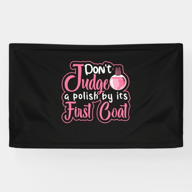 Nail Artist First Coat Banner (Horizontal)