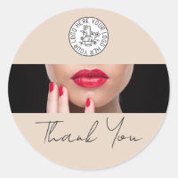 Nail Artist Salon Business Logo Thank You