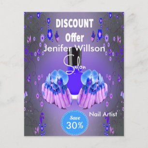 Nail Artist Salon Flyer