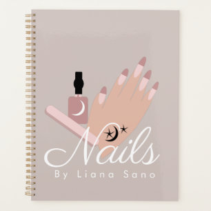 Nail Artist Tattoo Hand Appointment Blush Planner