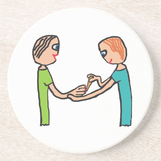 Nail Bar Salon Technician Coaster (Front)