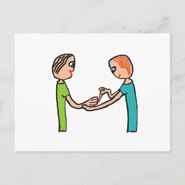 Nail Bar Salon Technician Postcard (Front)