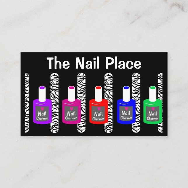 Nail Business Card (Front)