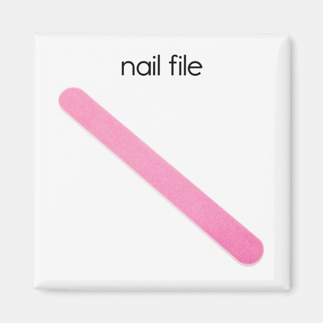 Nail File Refrigerator Magnet (Front)