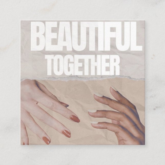 Nail invitation card (Front)