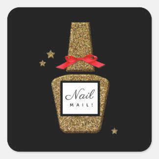 NAIL MAIL! Nail stylist elegant envelop sticker