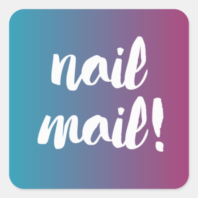 Nail Mail! sticker (Front)
