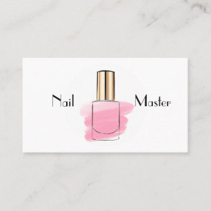 Nail master business card