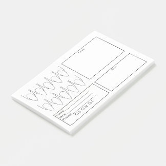 Nail planner post-it notes