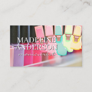 Nail Polish Bottles   Beauty  Business Card