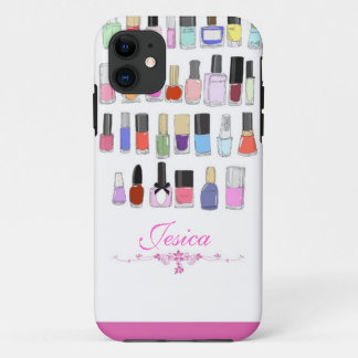 Nail polish bottles iPhone 11 case
