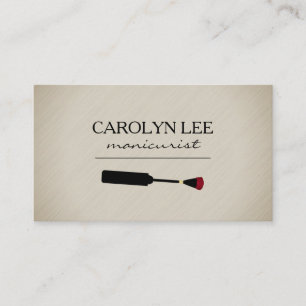 Nail Polish Business Card