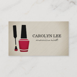 Nail Polish Business Card