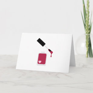 Nail Polish Card