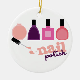 Nail Polish Ceramic Tree Decoration