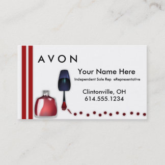 Nail Polish Makeup Business Cards