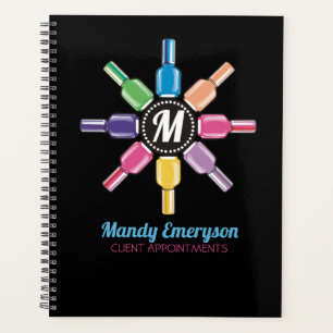 Nail polish nail artist manicure salon appointment planner