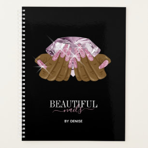 nail salon appointment book hand nails technician planner