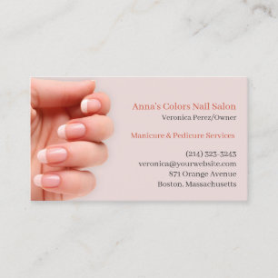 Nail Salon Business Card