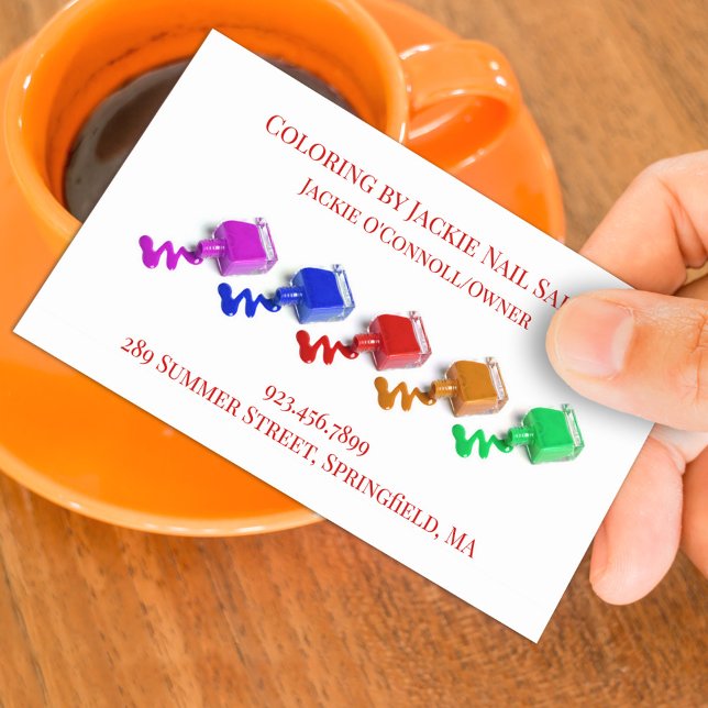 Nail Salon Business Card (Creator Uploaded)