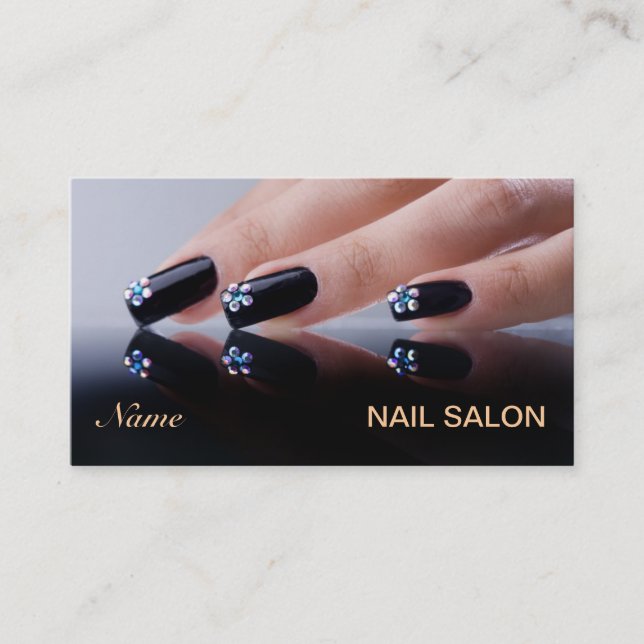 Nail Salon Business Card (Front)