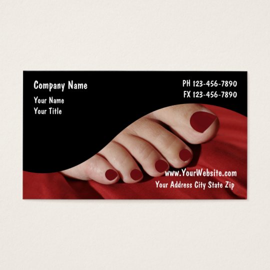 Nail Salon Business Cards