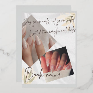 Nail salon discount templet 