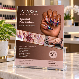 Nail Salon Flyer | Elegant Promo Special for Nail