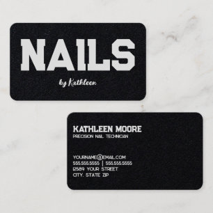 Nail Salon Nail Technician Business Card