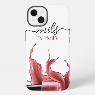 Nail Salon Polish Bottle Splash Pastel iPhone 13 Case
