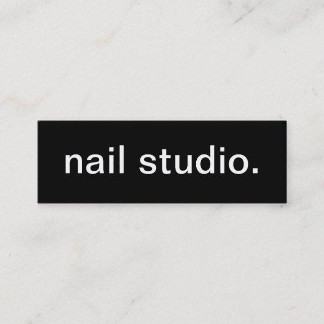 Nail Studio Business Card (Front)