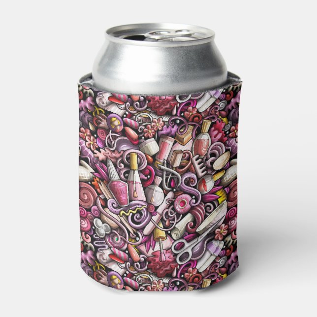 Nail Studio Pattern Can Cooler (Can Front)