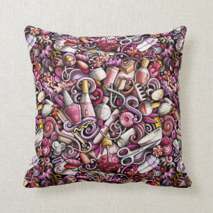 Nail Studio Pattern Cushion