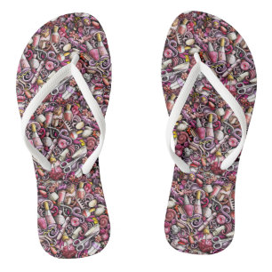 Nail Studio Pattern Thongs