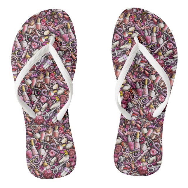 Nail Studio Pattern Thongs (Footbed)