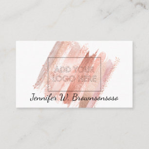 Nail Stylist Manicure Polish logo Makeup Powder Business Card