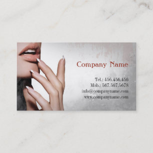 Nail Stylist / Manicure Specialist Beauty Hands Business Card