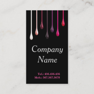 Nail Stylist / Manicure Specialist Professional Business Card