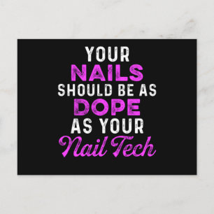 Nail Tech Colour Polish Manicurist Pedicurist Gift Postcard