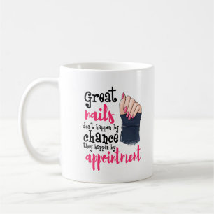 Nail Tech Funny Gift Manicurist Salon Great Nails Coffee Mug