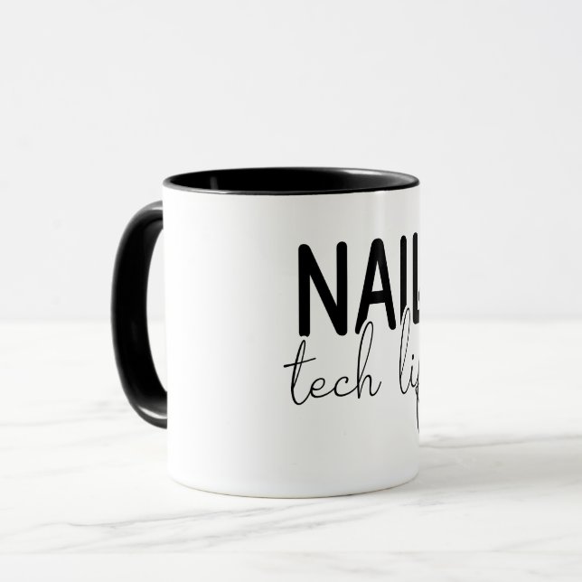 Nail Tech Life Mug (Front Left)