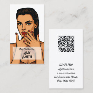 Nail Tech QR Business Card