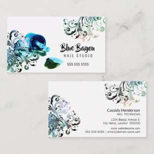 Nail Technician Beauty Salon Business Card