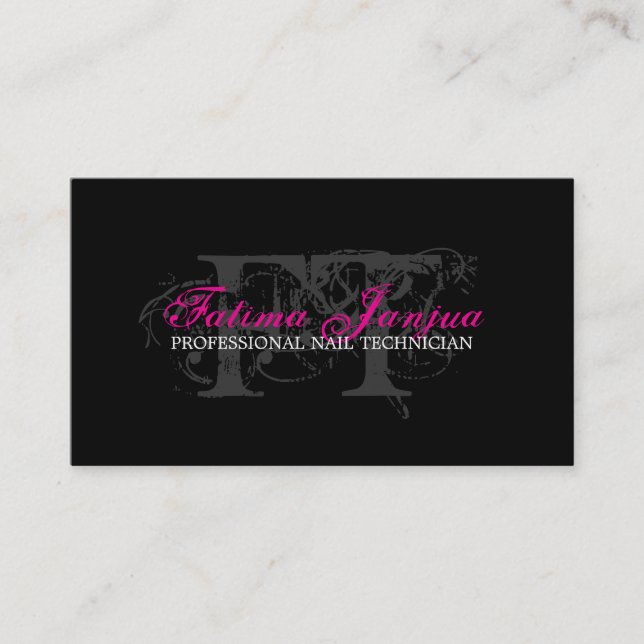 NAIL TECHNICIAN BUSINESS CARD (Front)