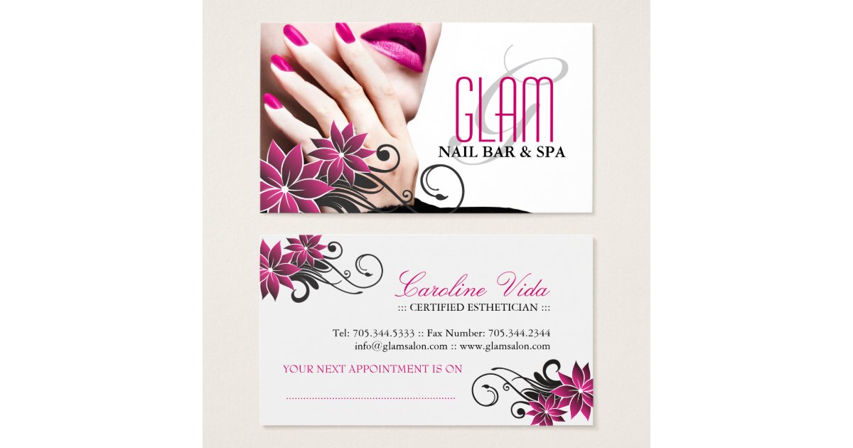 Nail Technician Business Card