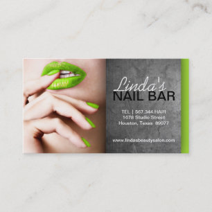NAIL TECHNICIAN BUSINESS CARD