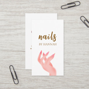 Nail Technician Business Card   Printable Design