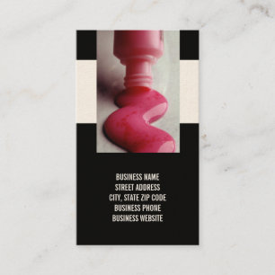 Nail Technician Business Cards